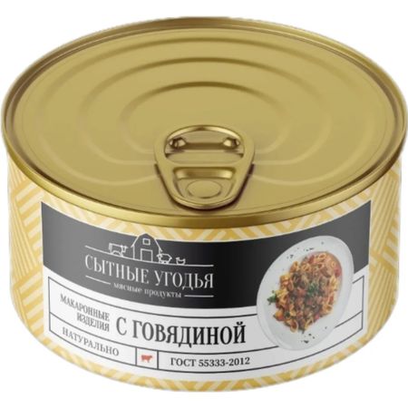 Макароны Сытные Угодья по-флотски с говядиной 325г