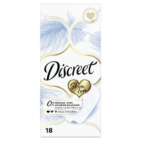 Женские ежедневные прокладки Discreet Multiform  Skin Love  18 шт