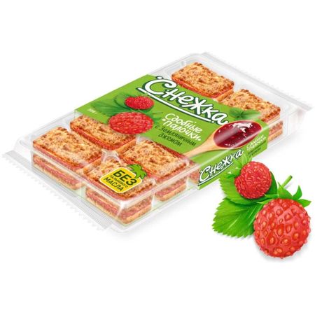 Палочки Снежка сдобные с земляничным джемом 308 г