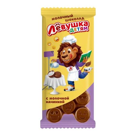 Шоколад Славянка лёвушка детям молочный 85 г