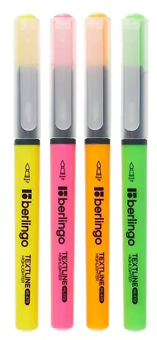 Текстовыделители 4 цвета 