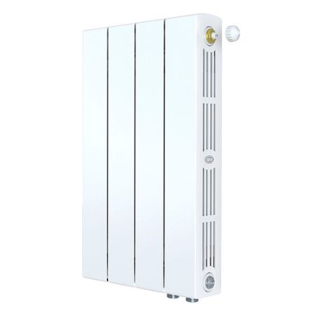 Радиатор биметаллический Rifar Supremo Ventil SVR 500 мм 4 секции 3/4 нижнее правое подключение белый обложка для паспорта пазл в руках линия серая белый рисунок эко кожа нубук опн2024 5