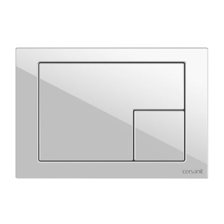Клавиша смыва для инсталляций Cersanit Corner белая (64077)
