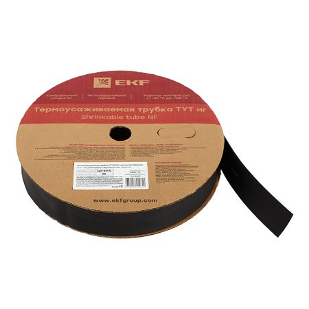 Трубка термоусадочная EKF ТУТ 30/15 мм черная (50 м) o2 датчик кислорода обходной элиминатор вилка мотоцикла комплекты жгутов проводов для harley dyna 2012 17 softail touring 2012 2024 23