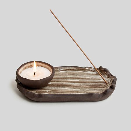 Свеча декоративная LA PALME ARTISAN CERAMICA Набор для медитации Сандал натуральные камни и кристаллы 1 кг ebet для медитации