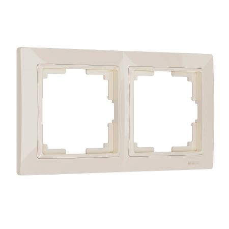 Рамка Werkel Snabb Basic двухместная слоновая кость (a051307)
