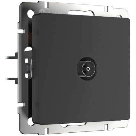 Розетка телевизионная Werkel встраиваемая черная матовая (a051612) вадим андреевич подейко исполнительное производство германии монография