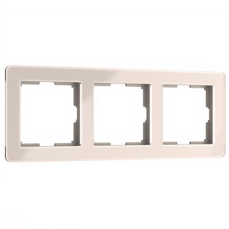 Рамка Werkel Acrylic трехместная айвори (a060539)