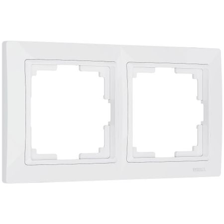 Рамка Werkel Snabb Basic двухместная белая (a051305)