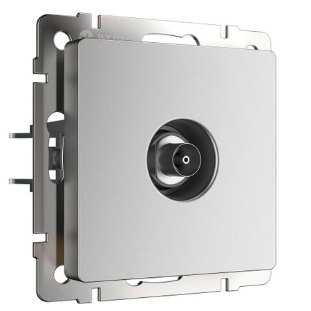 Розетка телевизионная Werkel встраиваемая серебряная матовая (a063621) вадим андреевич подейко исполнительное производство германии монография