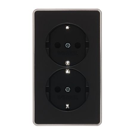 Розетка Werkel Gallant накладная черная (a050977)