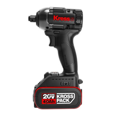 Гайковерт бесщеточный Kress ku272.9, 20В с двумя АКБ 4Ач и ЗУ 2А