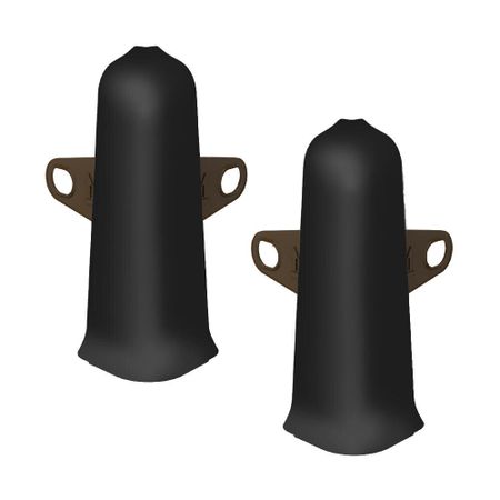 Угол наружный Идеал Деконика 85 мм черный Г-профиль (2 шт.) айн рэнд капитализм незнакомый идеал