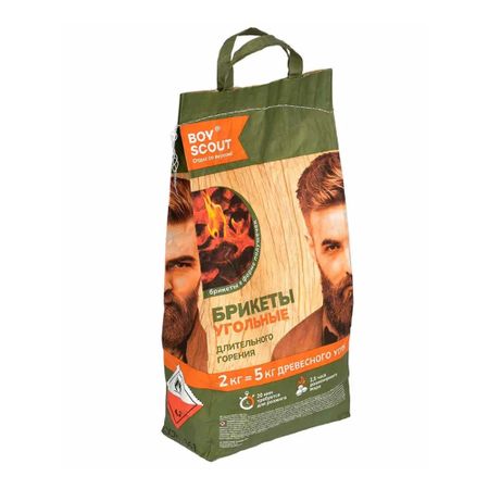 Уголь BOYSCOUT подушечки длительного горения 2 кг