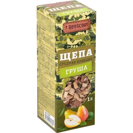 Щепа для копчения BOYSCOUT груша 1 л