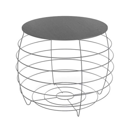 Журнальный столик круглый каттара/графит муар Sheffilton SHT-CT77