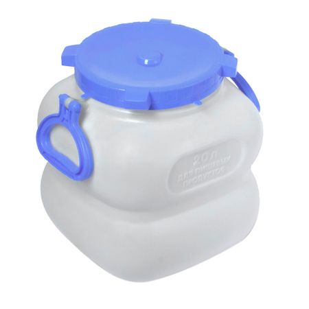 Фляга для жидких/сыпучих веществ Мартика Гранде 20 л пластиковая с крышкой белая