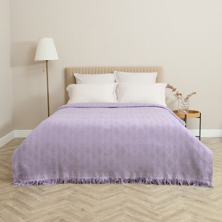 Покрывало Вафля/Cialda, сирень