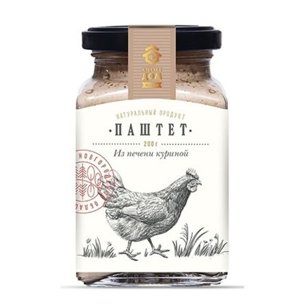 Паштет из печени Медовый Дом куриной 200 г