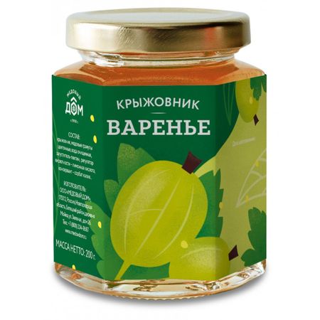 Варенье из крыжовника Медовый Дом 200 г