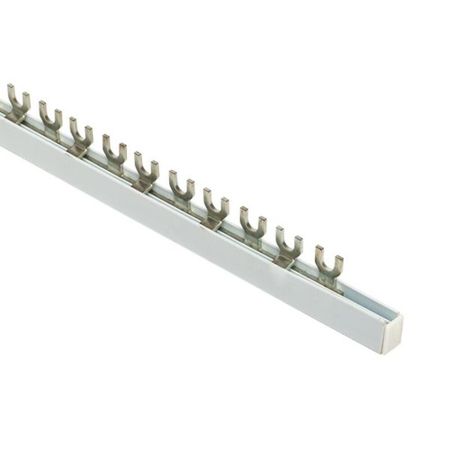 Шина соединительная типа FORK двухрядная EKF PROxima тип FORK 400 В 100 А на 54 модуля 1 м (fork-02-100)