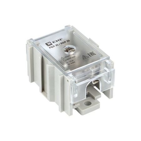 Блок распределительный проходной EKF PROxima на DIN-рейку и монтажную панель 40х45х60 мм 660 В IP20 50 А (RBP-35-50) ежедневник недат а5 128л proxima красный иск кожа интегр переплет тонир блок тисн фольгой офсет ляссе