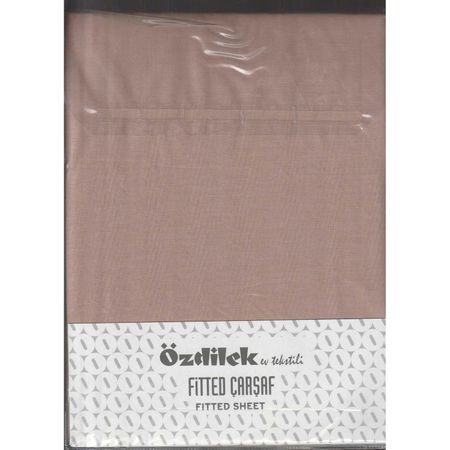 Комплект Ozdilek простыня 160х200 см и 2 наволочки 50х70 см светло-розовый