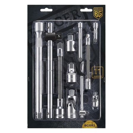Набор удлинителей Berger 1/2-1/4 (BG2093) (11 шт.)