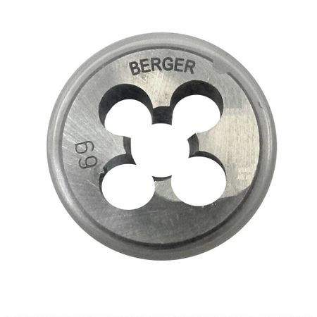 Плашка метрическая Berger М8х1,0х25 мм