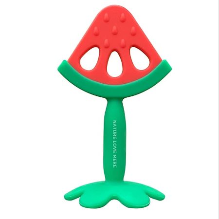 Прорезыватель для зубов NATURE LOVE MERE Прорезыватель-массажер для десен арбуз