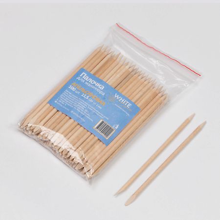 Палочки для маникюра WHITE LINE Палочка для маникюра апельсиновая 3,8*115мм №100 волшебная палочка из камня jiuan