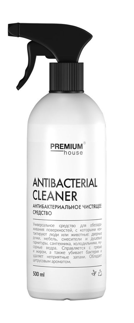Premium House Antibacterial Cleaner флосс межзубный с хлоргексидином antibacterial president президент 12м 203