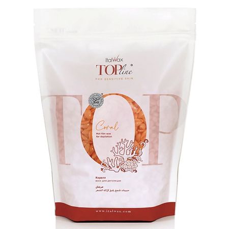 Воск для депиляции ITALWAX Воск горячий (пленочный) Top Line Coral светящаяся статуя космонавта из смолы coral