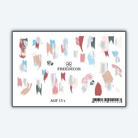 Слайдеры FREEDECOR Слайдер дизайн Фольгированная Аэрография  