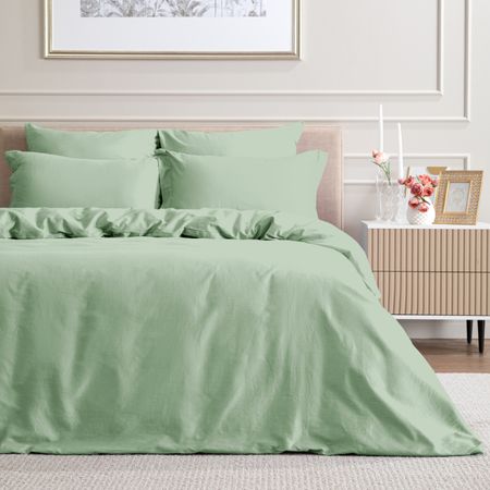 Постельное белье Дымчато-зеленый/Smoke green wurkkos ts22 зеленый фонарик