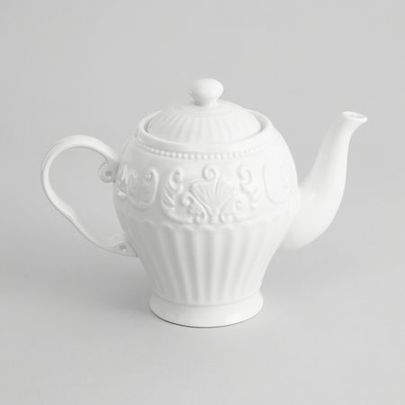 Чайник Белое тиснение/Emboss White