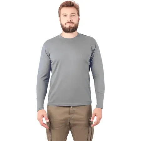 Футболка с длинными рукавами Бел 053.05 цвет серый размер XL рост 170-176 см термофутболка женская montida с длинными рукавами р 50