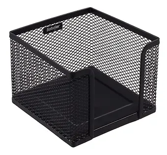 Подставка для бумажного блока, черная, металл, Schiller