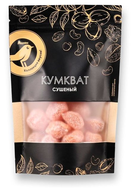 Кумкват сушеный АШАН Золотая птица, 150 г