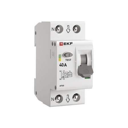 Устройство защиты от дугового пробоя EKF PROxima УЗДП 1P+N 40А 230 В на DIN-рейку (afdd-2-40-pro) г а клименко холедохолитиаз диагностика и оперативное лечение