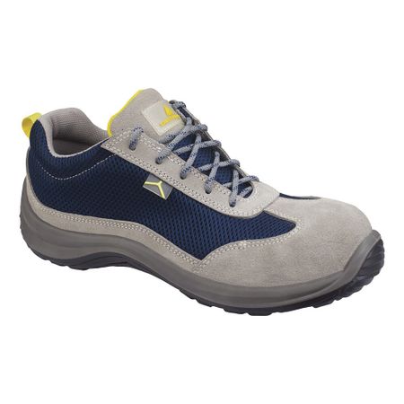 Полуботинки рабочие замша/полиэстер с защитным подноском размер 43 синий/серый Delta Plus ASTI S1P (ASTISPGB43) рюкзак атака титанов сезон 1 3 41 30 15см полиэстер 2 отд 3 кармана светоотраж элементы