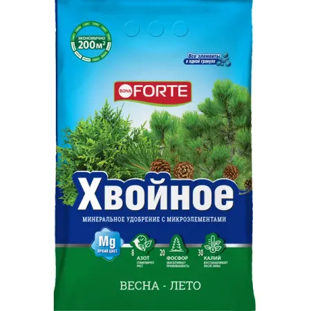 Удобрение Bona Forte Хвойное с микроэлементами 2 кг