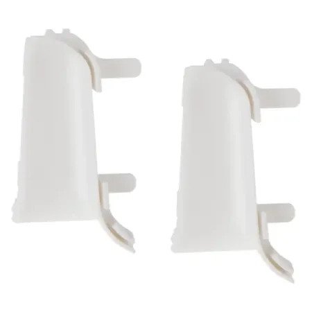 Угол для плинтуса внутренний «Белый», высота 58 мм, 2 шт.