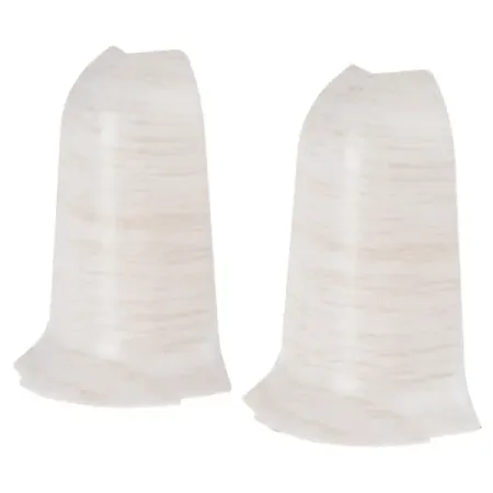 Угол для плинтуса внешний «Дуб Фавор», высота 58 мм, 2 шт.