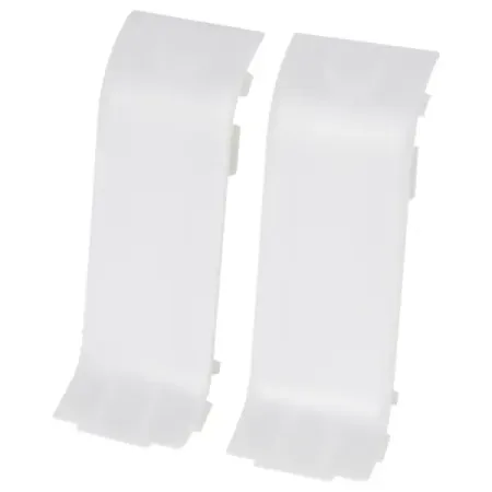 Соединитель для плинтуса «Белый», высота 58 мм, 2 шт.