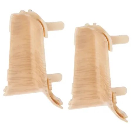 Угол для плинтуса внутренний «Дуб Мадура», высота 58 мм, 2 шт.