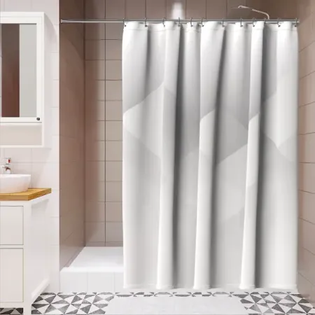 Штора для ванной Lemer Tinto 180x200 см полиэстер цвет серый