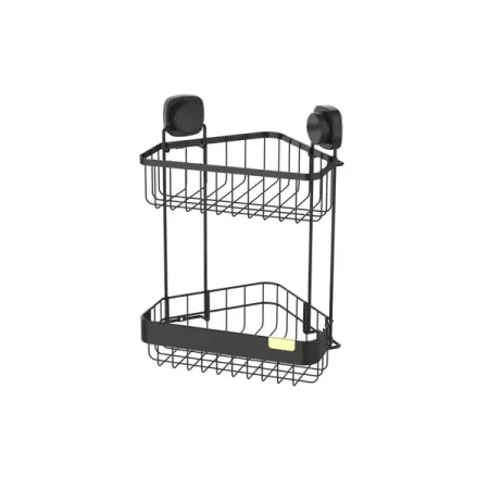 Полка для душа Iddis Soul LM002WC2Bi44 угловая 2 яруса цвет черный парфюмерная soul of russia sochi жен 100 мл