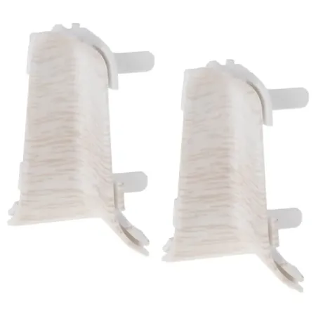 Угол для плинтуса внутренний «Дуб Фавор», высота 58 мм, 2 шт.