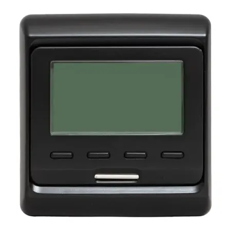 Термостат для теплого пола EKF электронный программируемый цвет черный